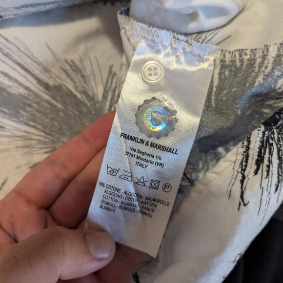 FRANKLIN & MARSHALL - Short sleeve graphic shirt - Sz XL - Picture 9 of 9